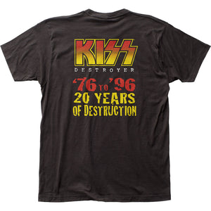 KISS Destroyer 20 Years Mens T Shirt Black