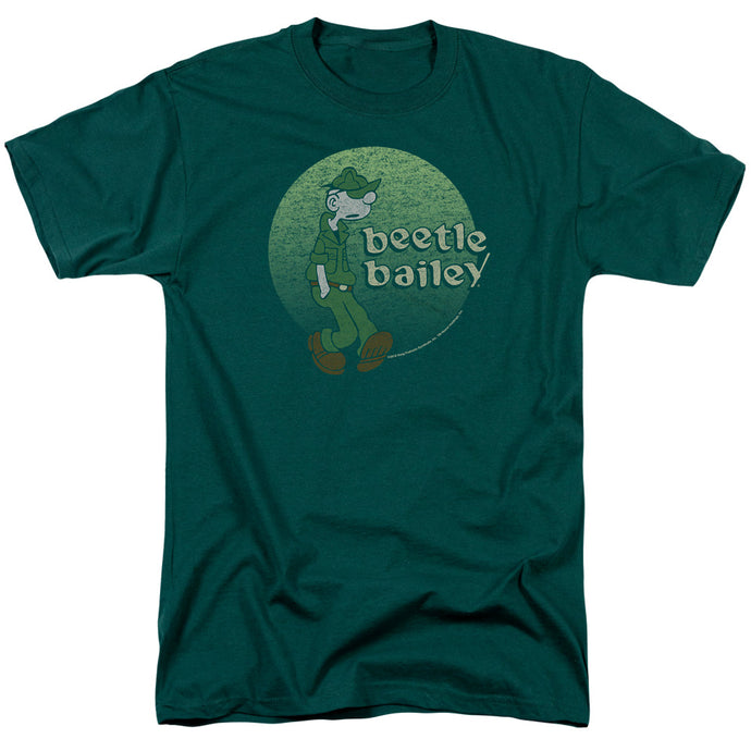Beetle Bailey Green Beetle Mens T Shirt Hunter Green
