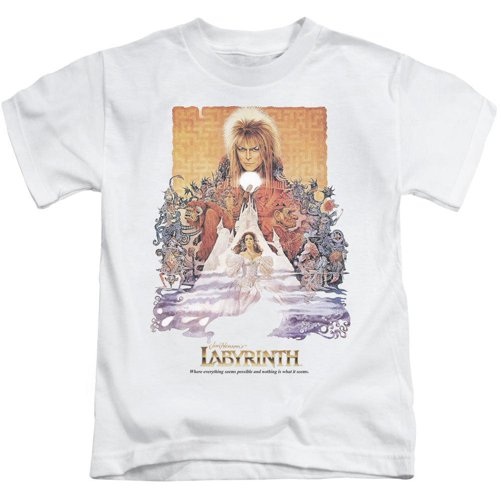 Labyrinth Movie Poster Juvenile Kids Youth T Shirt White