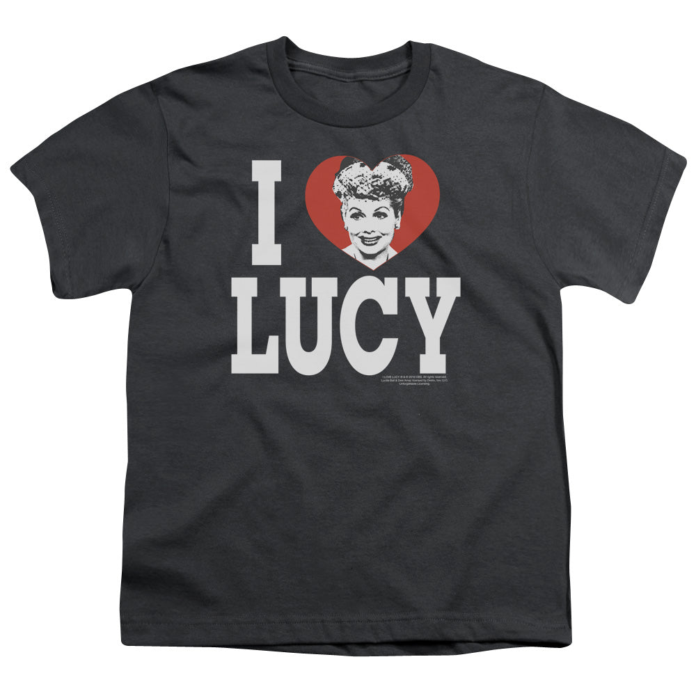 I Love Lucy I Love Lucy Kids Youth T Shirt Charcoal