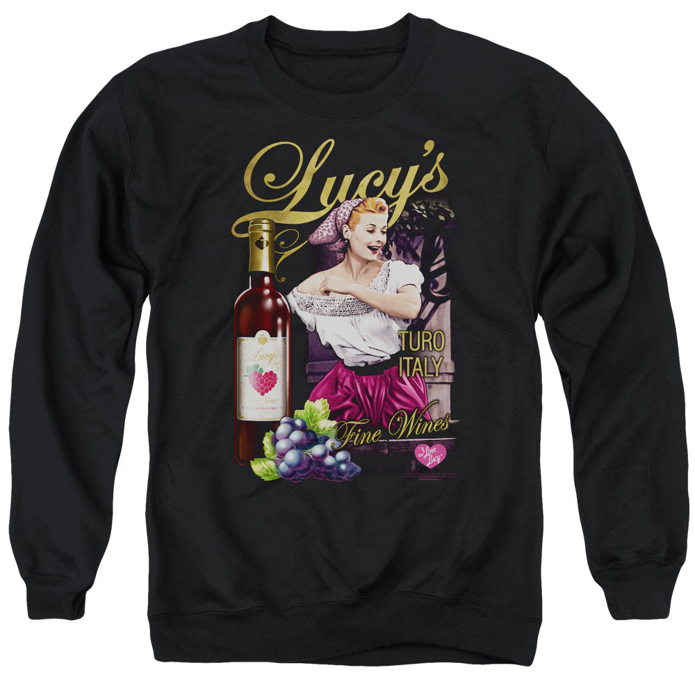 I Love Lucy Bitter Grapes Mens Crewneck Sweatshirt Black
