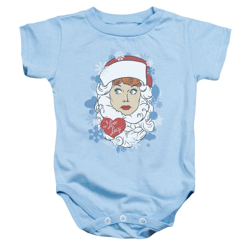 I Love Lucy Beard Flakes Infant Baby Snapsuit Light Blue