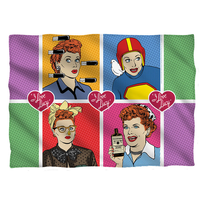 I Love Lucy Comic Pillow Case