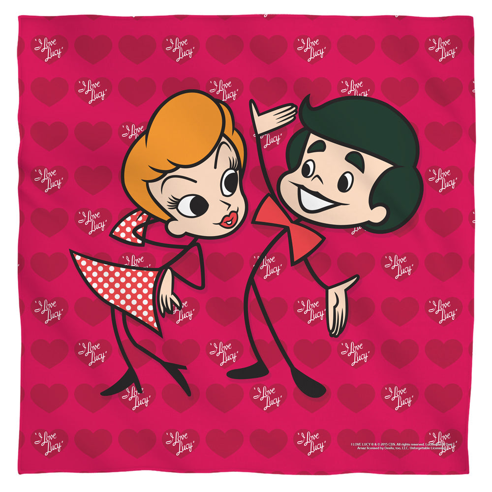Ricky and Lucy I Love Lucy Bandana Officially Licensed