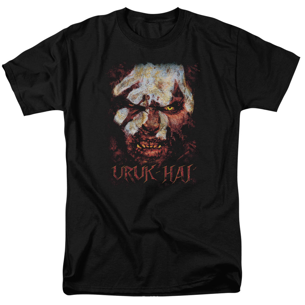 Lord of the Rings Uruk Hai Mens T Shirt Black Officially Licensed