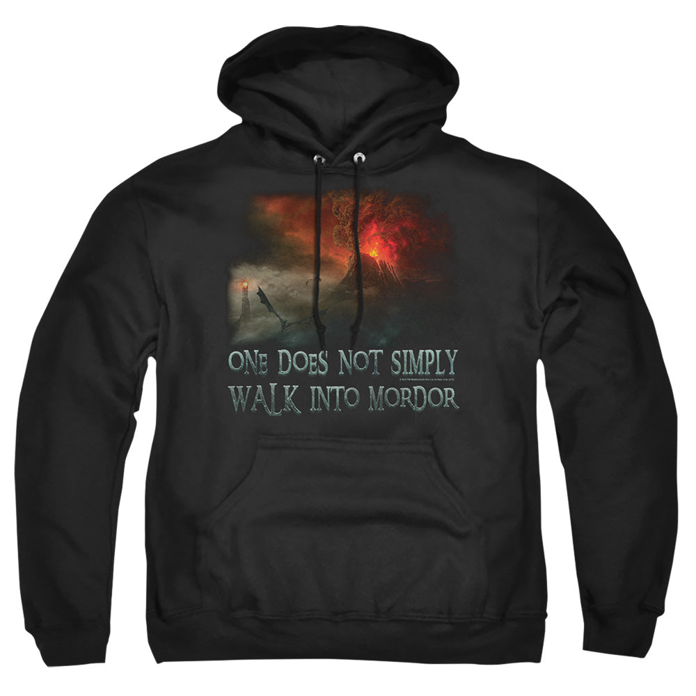 Lord Of The Rings Walk In Mordor Mens Hoodie Black