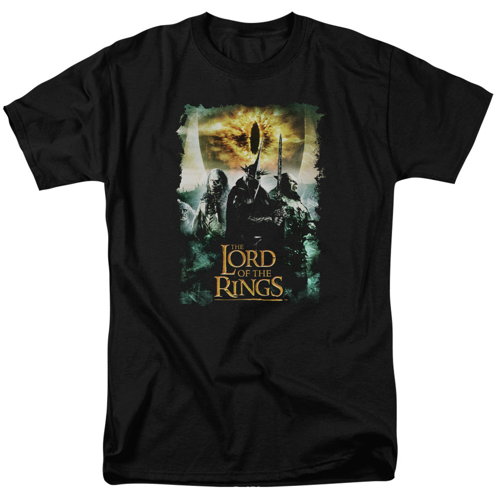 Lord Of The Rings Villain Group Mens T Shirt Black Officially Licensed