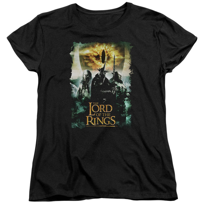 Lord Of The Rings Villain Group Womens T Shirt Black