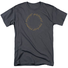 Load image into Gallery viewer, Lord Of The Rings One Ring Mens T Shirt Charcoal