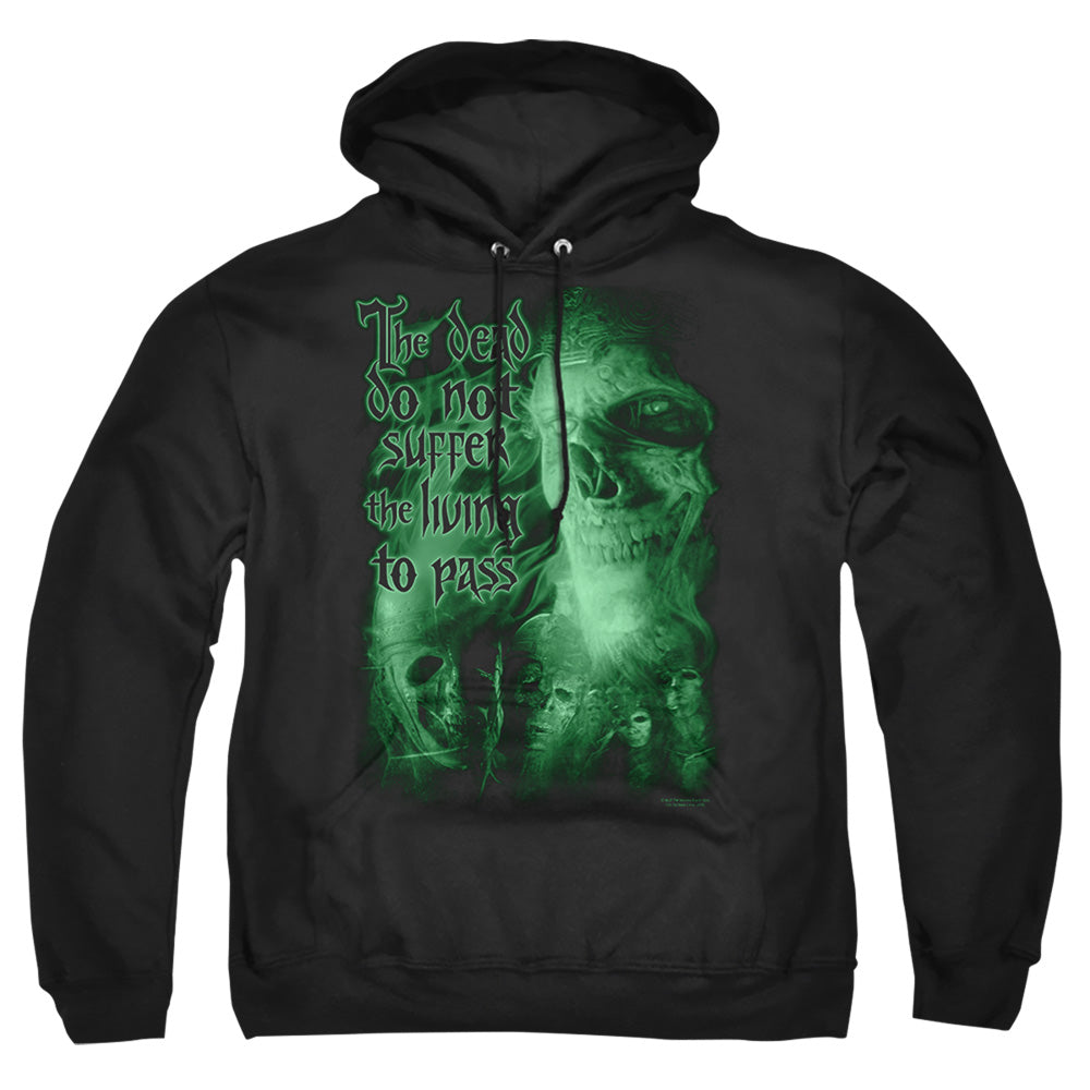 Lord Of The Rings King Of The Dead Mens Hoodie Black