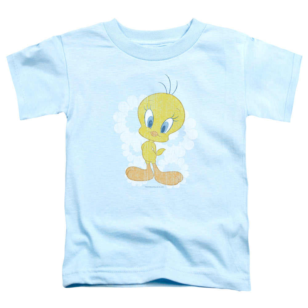 Looney Tunes Retro Tweety Toddler Kids Youth T Shirt Light Blue