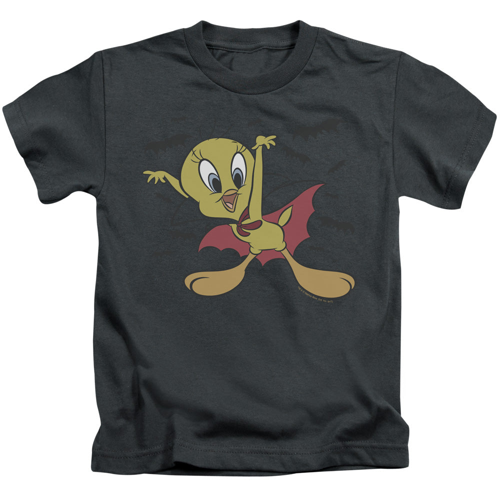 Looney Tunes Vampire Tweety Juvenile Kids Youth T Shirt Charcoal
