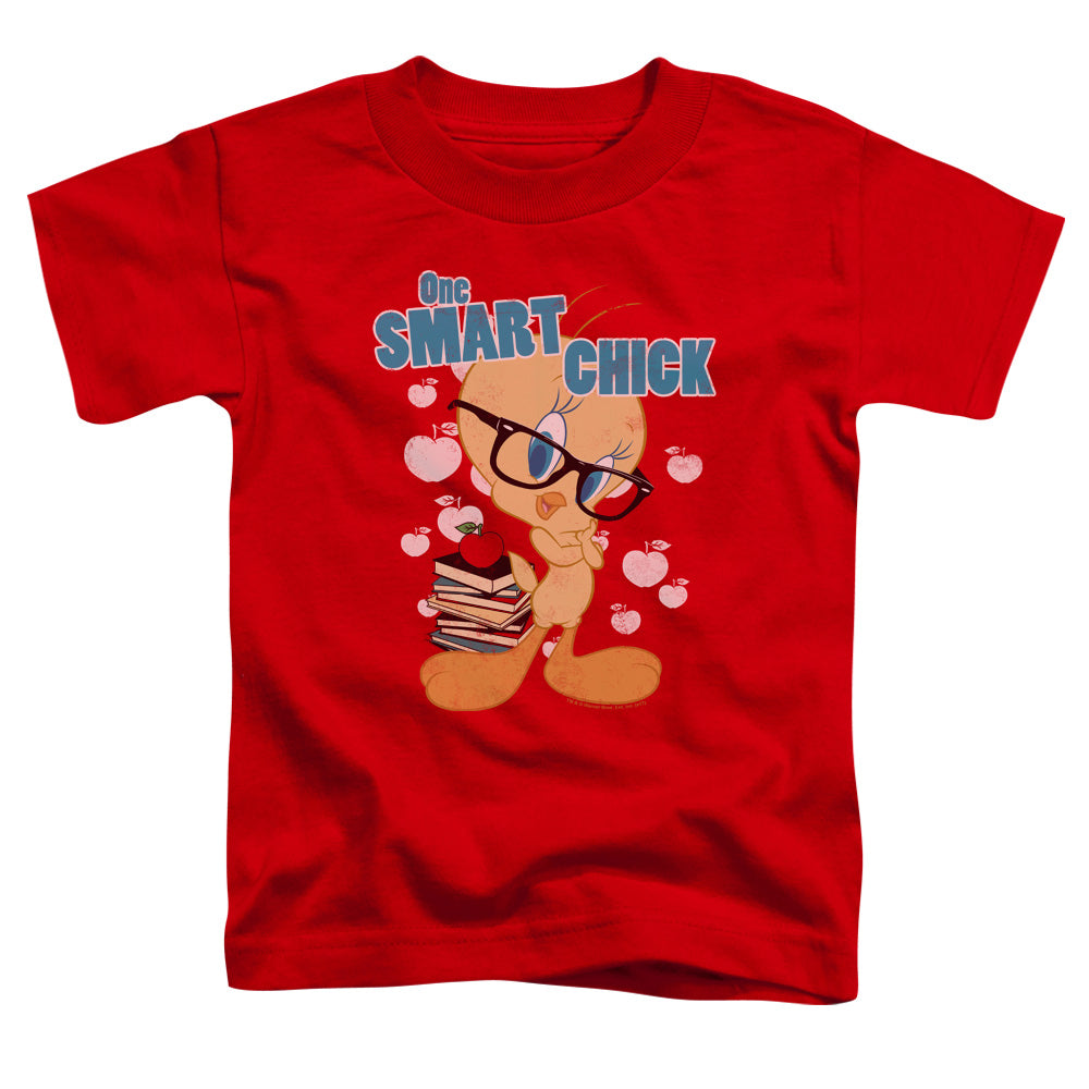 Looney Tunes One Art Chick Toddler Kids Youth T Shirt Red