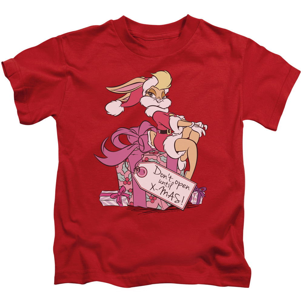 Looney Tunes Lola Present Juvenile Kids Youth T Shirt Red