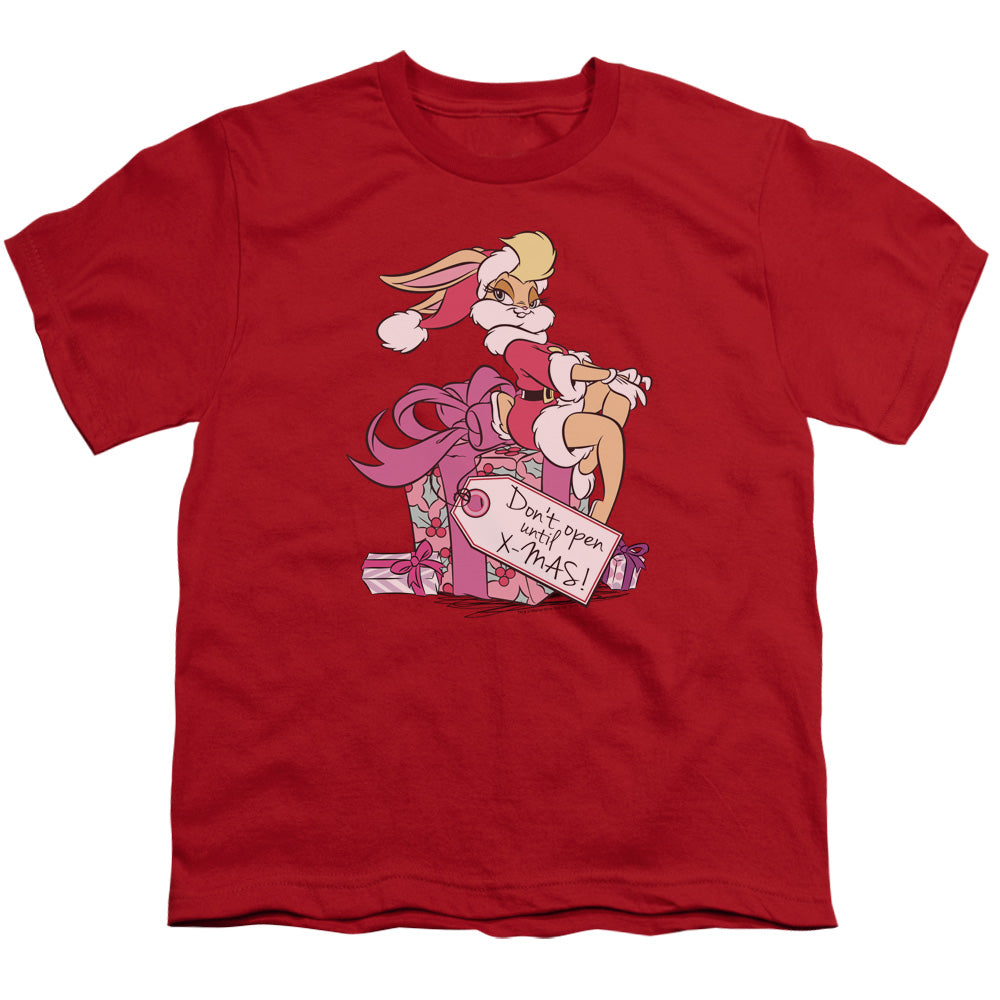 Looney Tunes Lola Present Kids Youth T Shirt Red