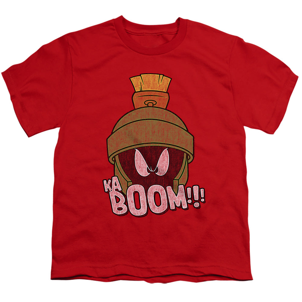 Looney Tunes Kaboom Kids Youth T Shirt Red