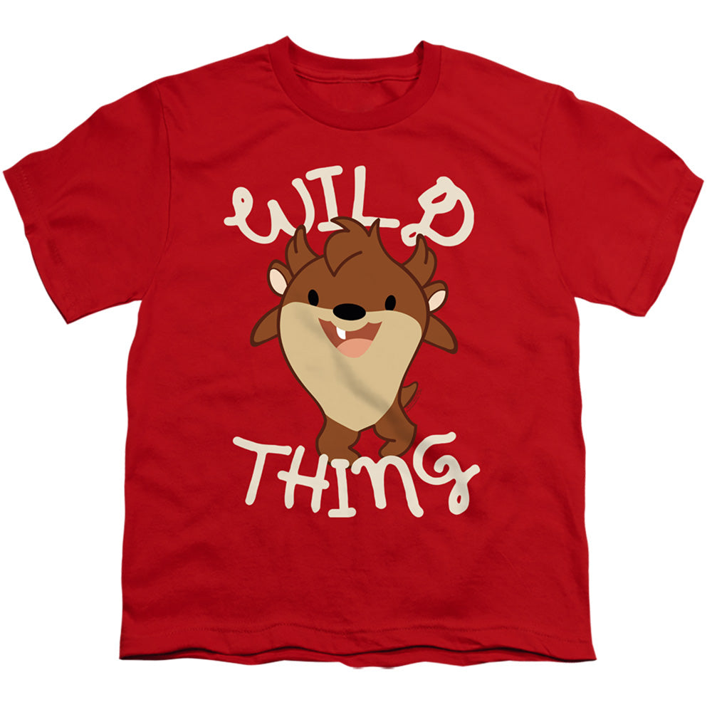Looney Tunes Wild Thing Kid Kids Youth T Shirt Red