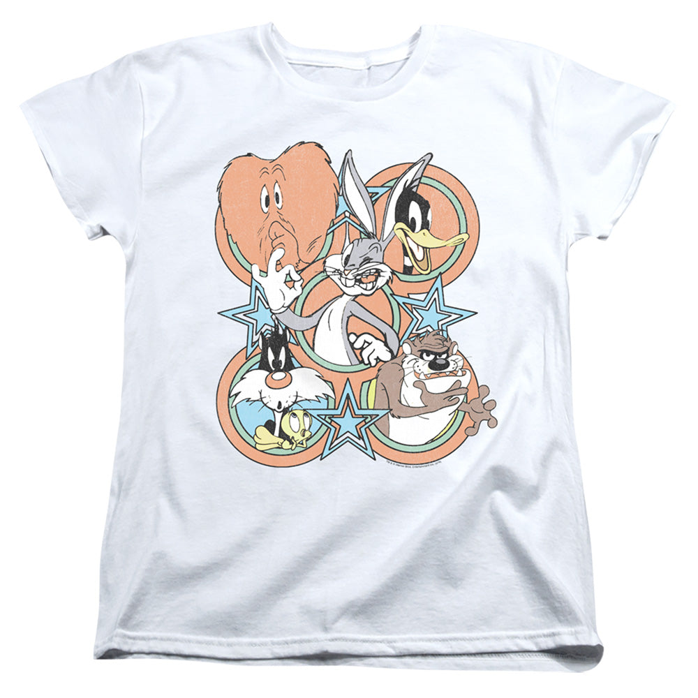 Looney Tunes Screen Stars Womens T Shirt White