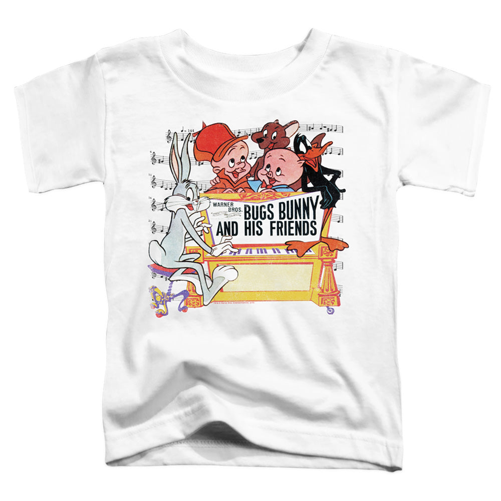 Looney Tunes Bugs and Friends Toddler Kids Youth T Shirt White