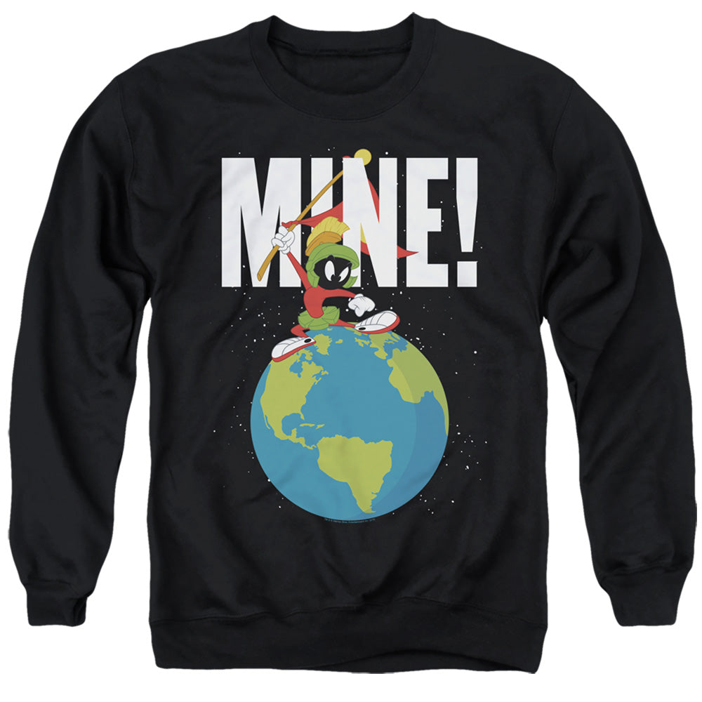Looney Tunes Mine Mens Crewneck Sweatshirt Black
