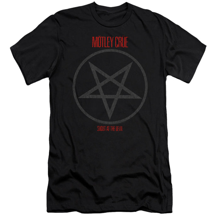 Motley Crue Shout At The Devil Slim Fit Mens T Shirt Black