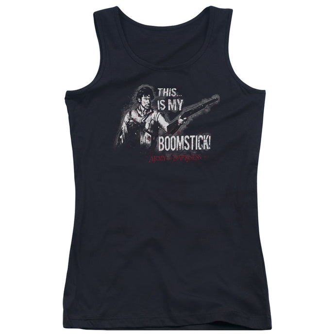 Army Of Darkness Boomstick Womens Tank Top Shirt Black