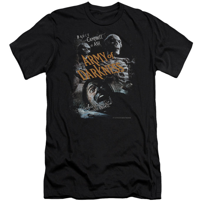 Army Of Darkness Covered Premium Bella Canvas Slim Fit Mens T Shirt Black