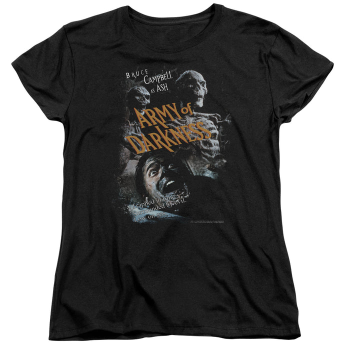 Army Of Darkness Covered Womens T Shirt Black