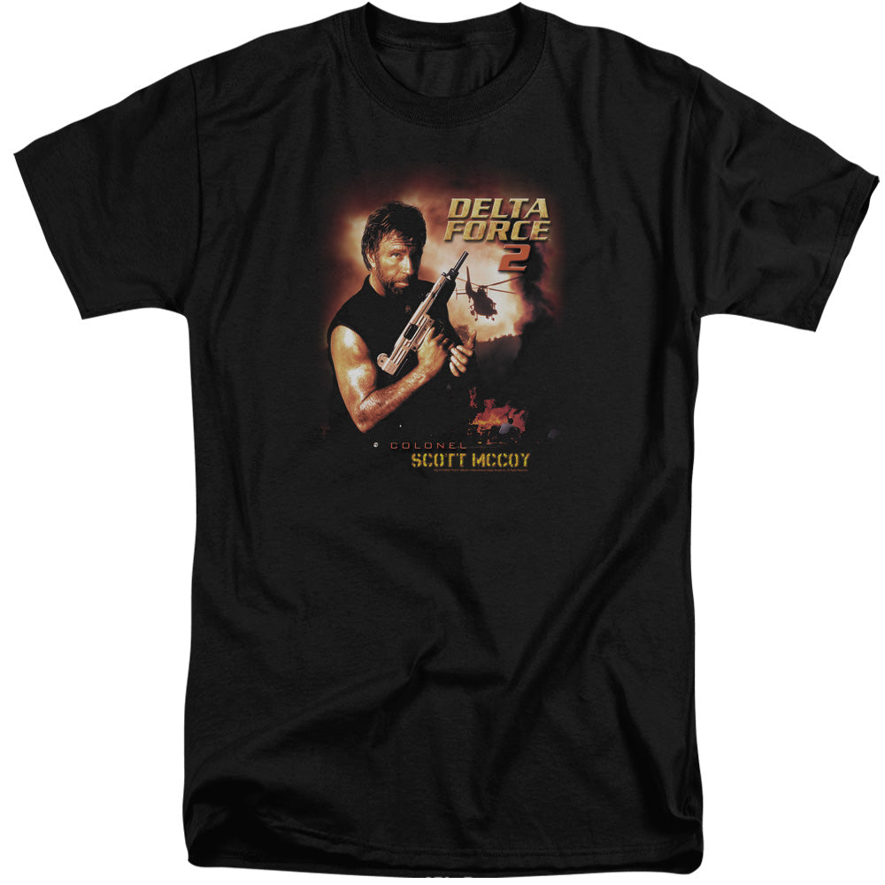 Delta Force Delta Force 2 Poster Mens Tall T Shirt Black Officially Licensed