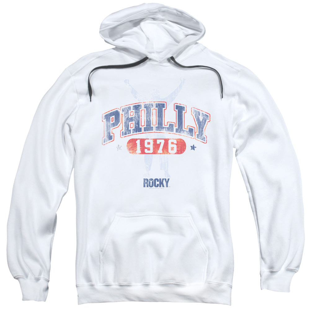 Rocky Philly 1976 Mens Hoodie White