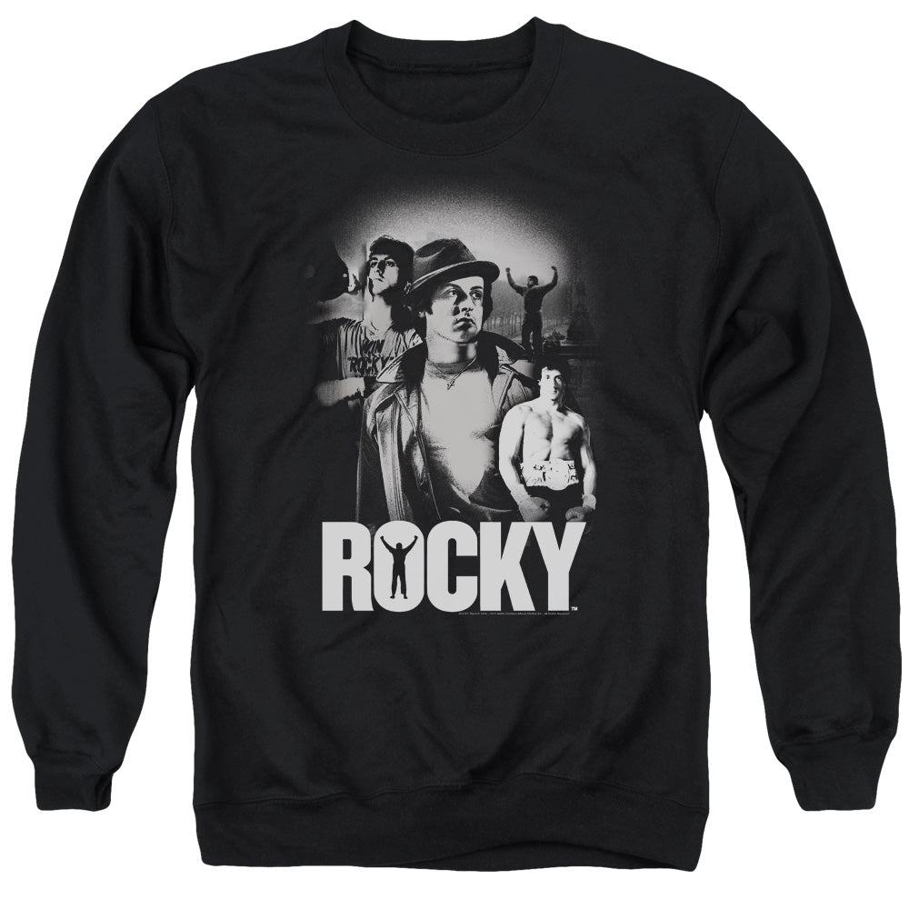 Rocky Making Of A Champ Mens Crewneck Sweatshirt Black