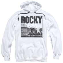 Load image into Gallery viewer, Rocky Top Of The Stairs Mens Hoodie White