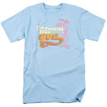 Load image into Gallery viewer, Pink Panther Art Cat Mens T Shirt Light Blue
