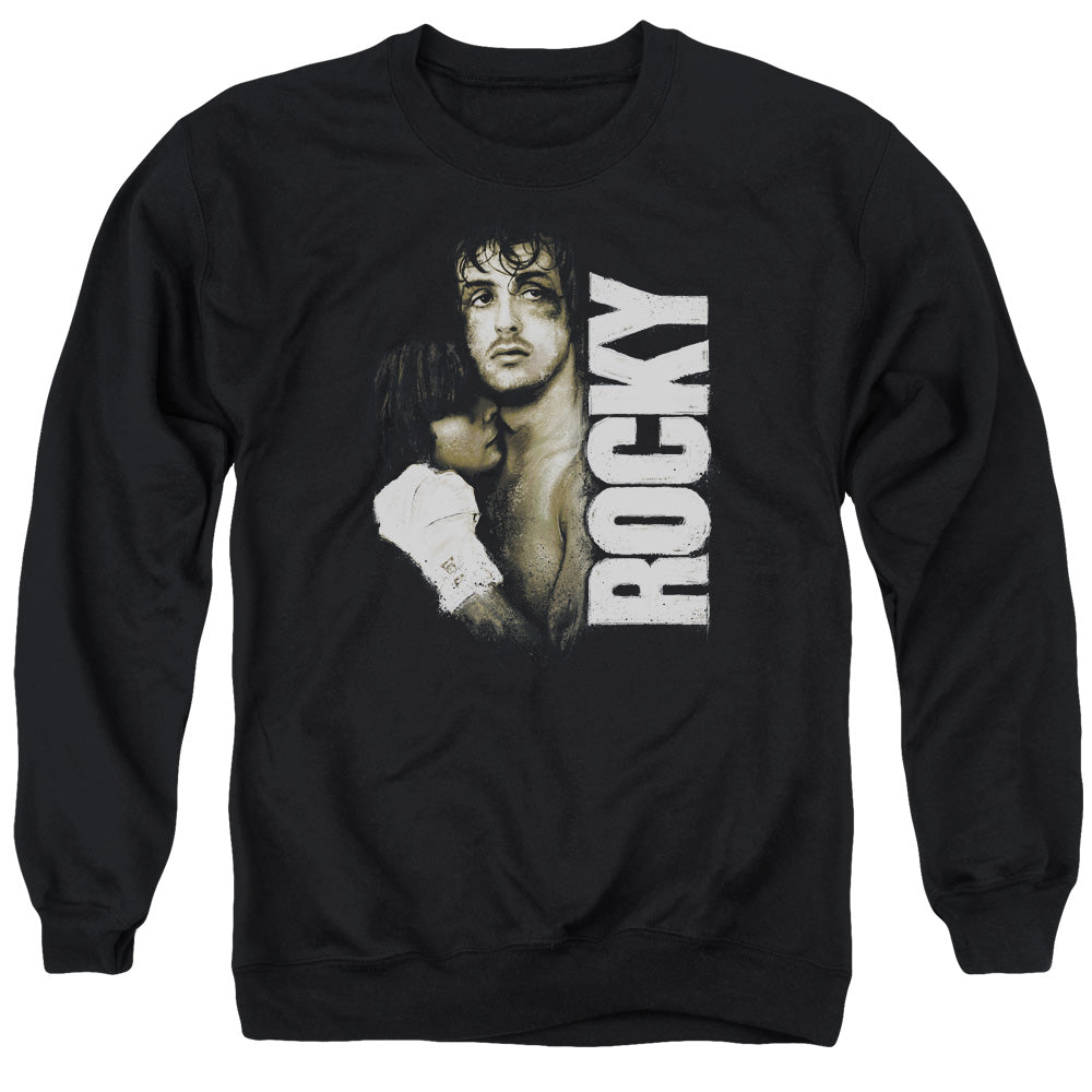Rocky Painted Rocky Mens Crewneck Sweatshirt Black