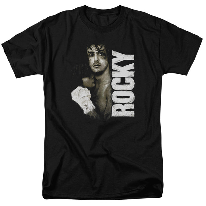 Rocky Painted Rocky Mens T Shirt Black