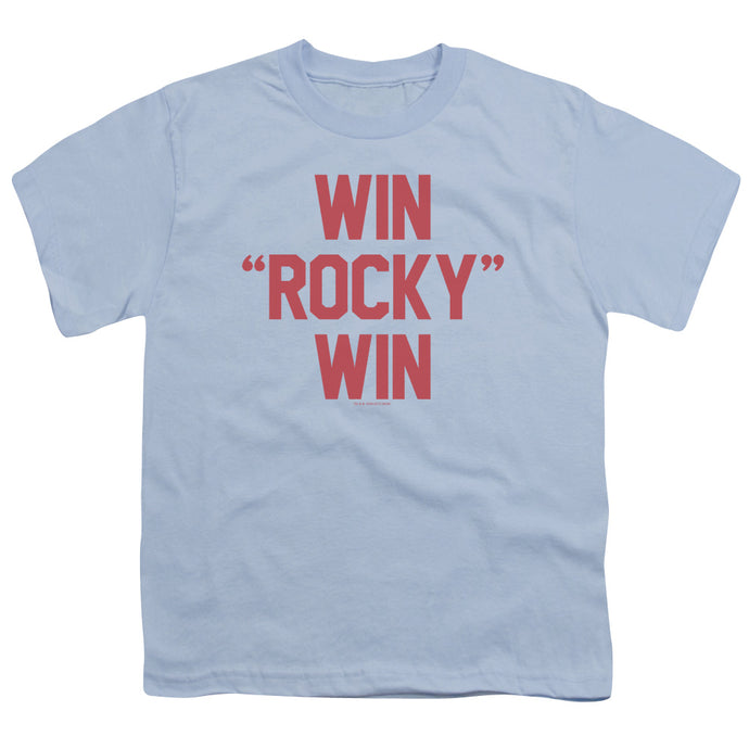 Rocky Win Rocky Win Kids Youth T Shirt Light Blue