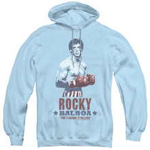 Load image into Gallery viewer, Rocky Balboa Mens Hoodie Light Blue