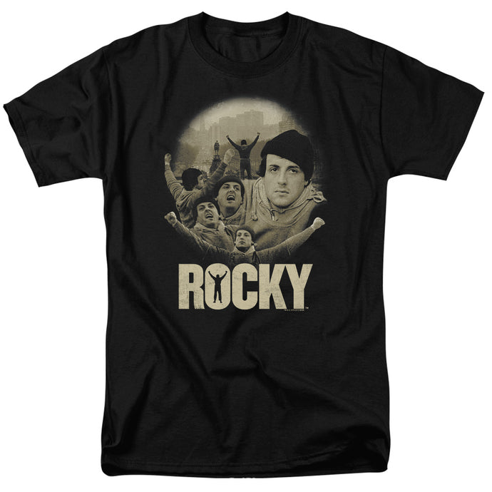 Rocky Feeling Strong Mens T Shirt Black
