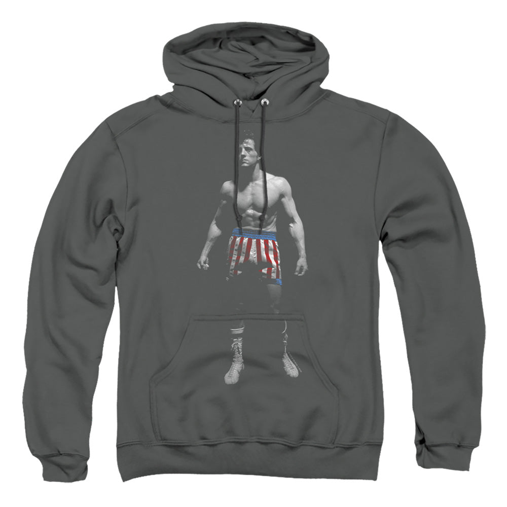 Rocky Stand Alone Mens Hoodie Charcoal Officially Licensed