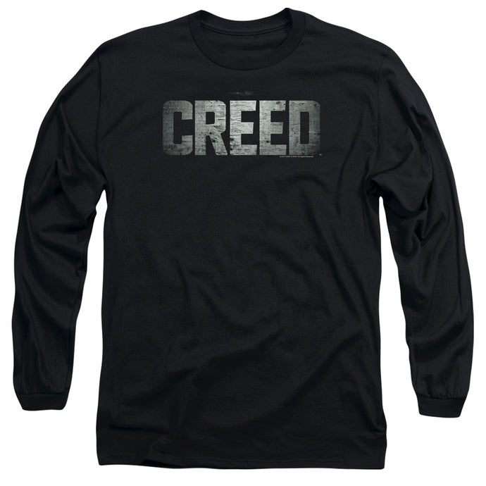 Creed Logo Mens Long Sleeve Shirt Black