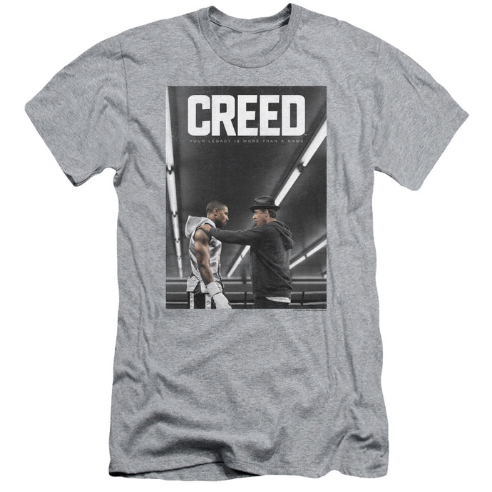 Creed Poster Slim Fit Mens T Shirt Athletic Heather