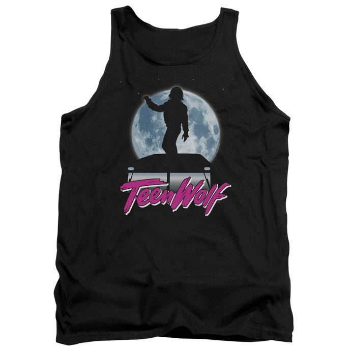 Teen Wolf Moonlight Surf Mens Tank Top Shirt Black