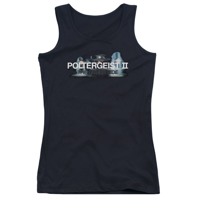 Poltergeist II The Other Side Logo Womens Tank Top Shirt Black