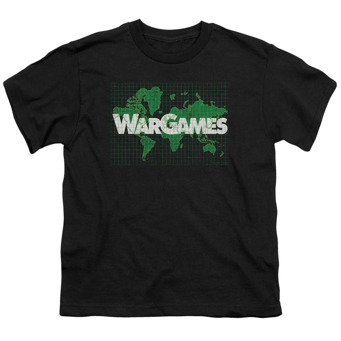 Wargames Game Board Kids Youth T Shirt Black