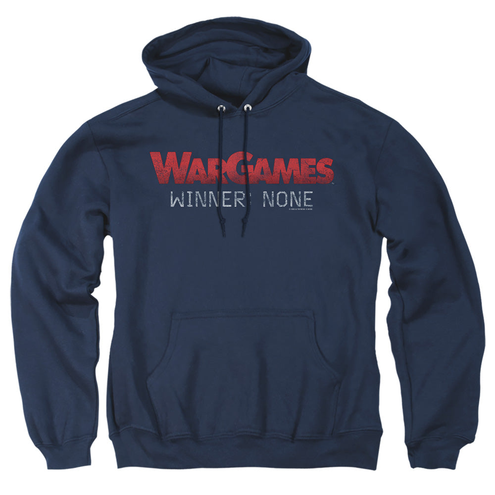 Wargames No Winners Mens Hoodie Navy Officially Licensed