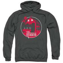 Load image into Gallery viewer, Amityville Horror Red House Mens Hoodie Charcoal