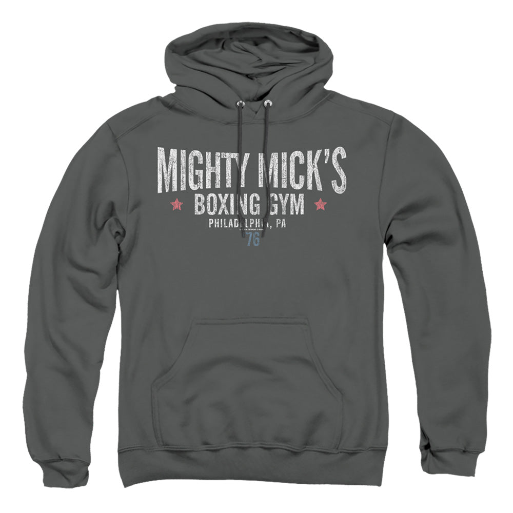 Rocky Mighty Micks Boxing Gym Mens Hoodie Charcoal