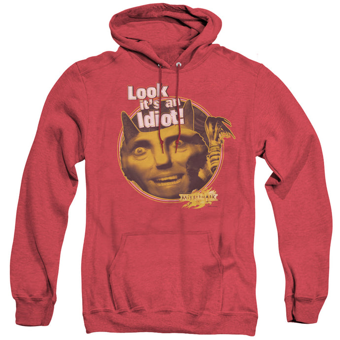 Mirrormask Riddle Me This Heather Mens Hoodie Red
