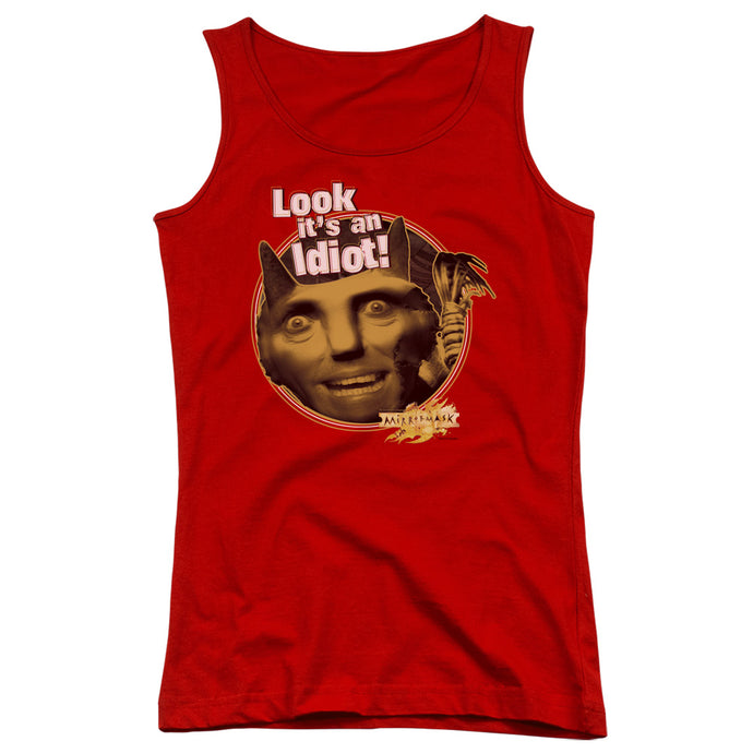 Mirrormask Riddle Me This Womens Tank Top Shirt Red
