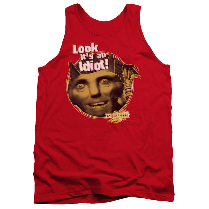 Mirrormask Riddle Me This Mens Tank Top Shirt Red